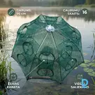Salokāms zivju murds ar 16 ieejām, 95 cm