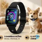 Pretriešanas kaklasiksna ar skaņu un vibrāciju