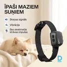 Чёрный ошейник антилай с USB-C, без электроимпульса