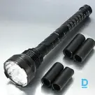 Ultrafire LED lukturis ar 15 CREE XM-L T6 diodēm un akumulatoriem