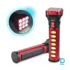 LED torch with solar and Micro USB charging