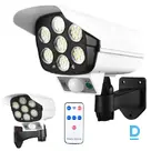Kameras imitācija ar saules LED lampu