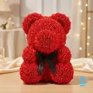 For sale Decorative artificial-rose bear, 25 cm