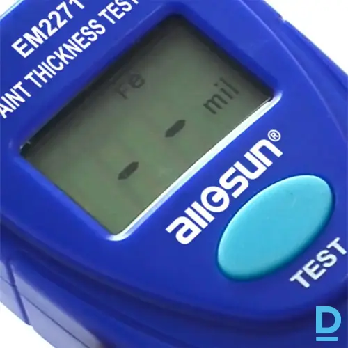 allsun EM2271 digitāls krāsas biezuma mērītājs, 0–2 mm