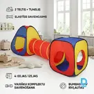 Play tent set with tunnel