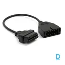 GM 12 kontaktu uz OBD2 16 kontaktu adaptera kabelis