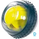 Rotating hand exercise ball