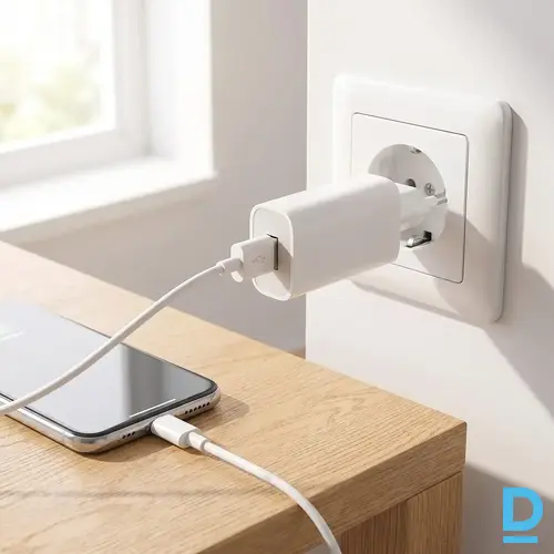 USB lādētājs mazjaudas ierīcēm ar ES spraudni, 5 V / 1 A, 5 W USB lādētājs mazjaudas ierīcēm ar ES spraudni, 5 V / 1 A, 5 W