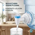 Ūdens Pudeles Krāns Dispenseris Lielajām Pudelēm ar Regulējamu Plūsmu