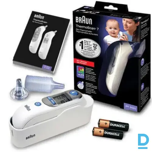 Braun Thermoscan 7 IRT 6520 Bezkontakta digitālais termometrs Braun Thermoscan 7 IRT 6520 Bezkontakta digitālais termometrs