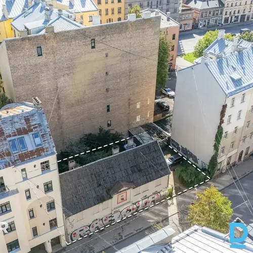 Pārdošanā 515 m² Jauktas centra apbūves zemes gabals Rīgas centrā.Izstrādāts 6-s