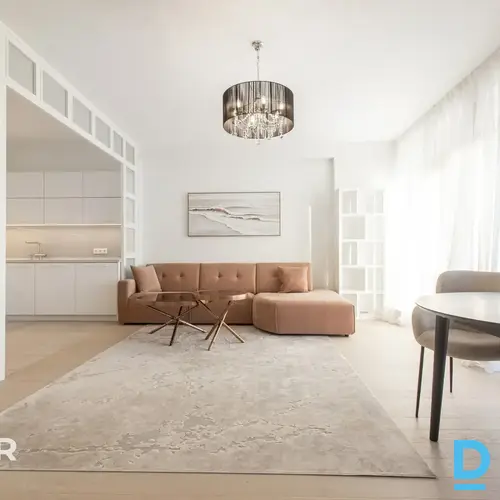 Pārdošanā elegants, gaumīgi iekārtots dzīvoklis prestižā dzīvojamajā kompleksā.D