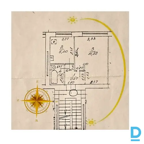 Pārdod dzīvokli Vidzemes aleja 8, 27m², 1 ist.
