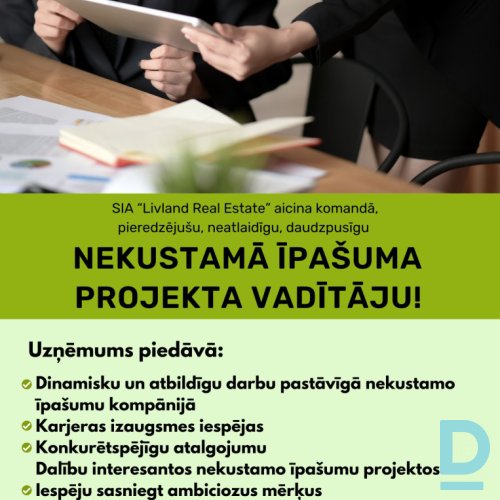 Nekustamā īpašuma Projekta vadītājs