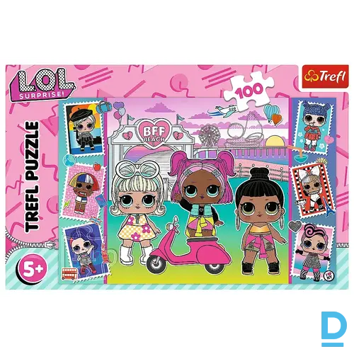 Puzle 100 gab. LOL Dolls Photos Trefl 16443 Puzle 100 gab. LOL Dolls Photos Trefl 16443