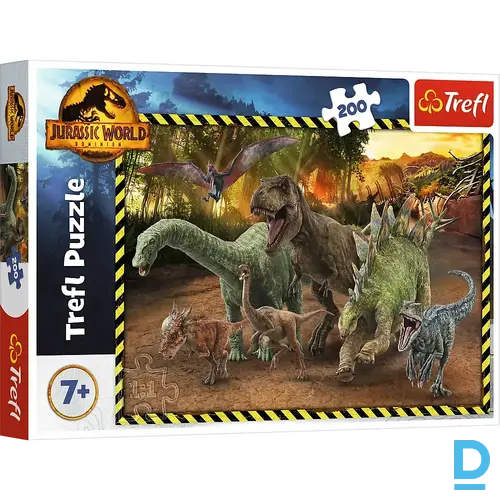 Puzle Trefl Jurassic Park Dinosaurs Jurassic World 200 gab. 13287