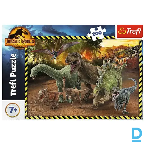Puzle Trefl Jurassic Park Dinosaurs Jurassic World 200 gab. 13287