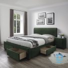 Pārdodu MODENA 3 gultu ar atvilktnēm, krāsa: tumši zaļa