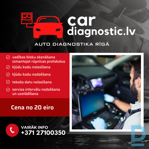 Piedāvā Auto diagnostikas pakalpojumus