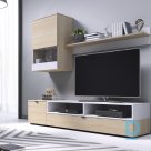 For sale SNAP TV wall set color: sonoma oak / white matt