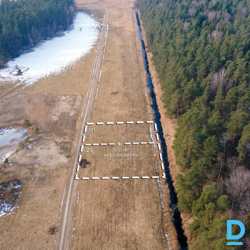 3001 m² apbūves zeme, Bebru iela 29, 31, Skujnieki, Ķekavas pagasts, Ķekavas novads, Latvija.