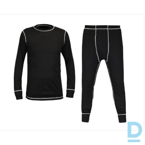 Pārdod Medību apģērbs TERMOVEĻAS Komplekts Thermo Underwear TIGATHERM Textile Taylor-Fit Stretch Black
