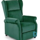 For sale Lounge chair AGUSTIN recliner, color: dark green