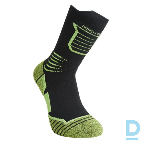 Zeķes Ergonimiskas AGASSY North Ways ERGONOMIC Anti Moisture Socks Absorb Shock Black 