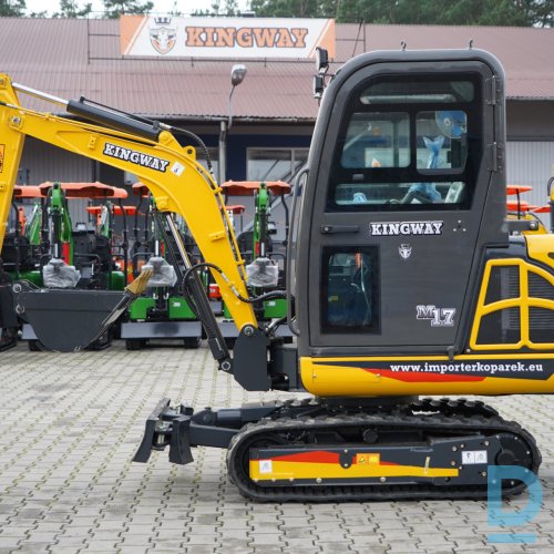 Pārdod Kingway M17 mini ekskavatoru Pārdod Kingway M17 mini ekskavatoru