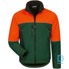 Pārdod Medību apģērbs Jaka Darba Apģērbs Hi-Vis SANDDORN Elysee Forestry Softshell TPU Jacket Green Orange