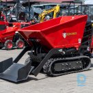 Tracked wheelbarrow GP500 with internal combustion engine and front loader for sale