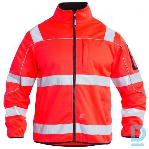 Pārdod Medību apģērbs Jaku Komplekts ENGEL Red Grey Waterproof Breathable Safety Workwear Parka Shell Jacket Darba Apģērbs