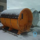 Round sauna barrel 2m long, 2.25m for sale
