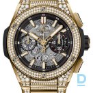 Pārdod Hublot Big Bang Integrated Yellow Gold Pave