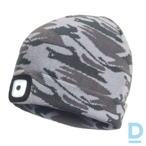 Pārdod Medību apģērbs Gaismas LED Silta Cepure DEEL LED USB Uzlāde Grey Darba Apģērbs Aksesuārs