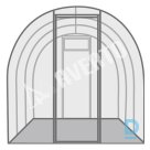 1.65x4m Hobby 4mm polycarbonate greenhouse for sale