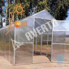 2.2x2.5x4m standard EZY NEW 4mm polycarbonate greenhouse for sale