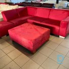 Corner sofa with ottoman for sale