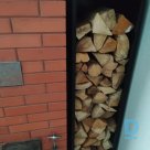 Firewood shelf with drawer for sale