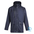 Pārdod Makšķernieku apģērbi Pagarināta Lietus Jaka TUNA North Ways Workwear Flexydry Rain Coat Unisex PU PVC Dark Blue Darba Apģērbs