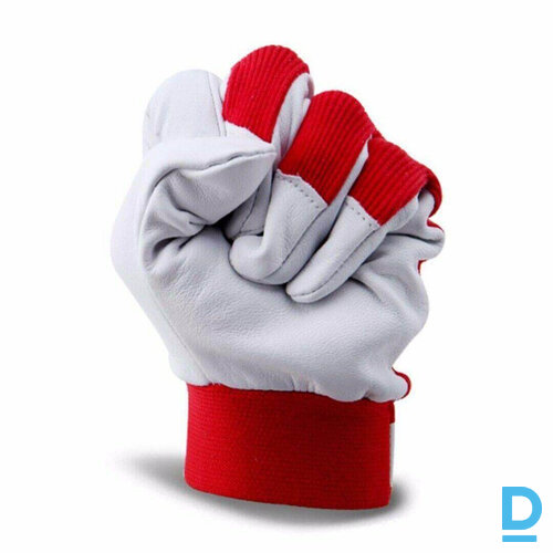 Pārdod Ādas Darba Cimdi FLEXY SG Workwear Work Gloves Velcro Red White Darba Apģērbs Aksesuārs Pārdod Ādas Darba Cimdi FLEXY SG Workwear Work Gloves Velcro Red White Darba Apģērbs Aksesuārs