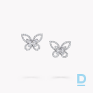 Pārdod Graff Butterfly Silhouette Diamond Mini Stud Earrings