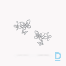 For sale Graff Triple Butterfly Silhouette Diamond Earrings