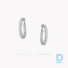 For sale Graff Round Diamond Hoop Earrings