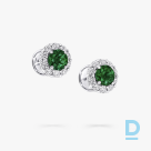 Pārdod Graff Icon Round Emerald and Diamond Stud Earrings