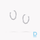 For sale Graff Spiral Diamond Hoop Earrings