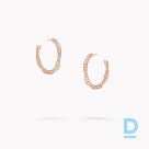 For sale Graff Spiral Diamond Hoop Earrings