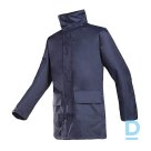 Pārdod Medību apģērbs Viegla Plāna Lietus Jaka SIO Sioen Safety Workwear Flexydry PU Rain Protection Jacket Navy Blue Darba Apģērbs