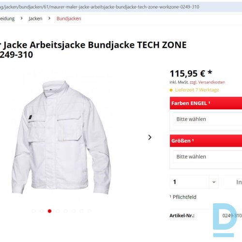 Pārdod ENGEL WorkZone Specapģērbs