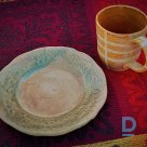Керамический набор - Тарелка и чашка